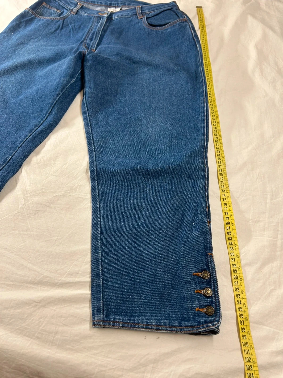 Navy blue straight leg jeans by Blancheporte size 48 – photo 4